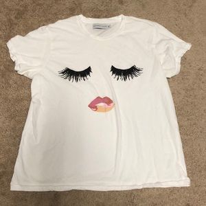 Eye lash t shirt
